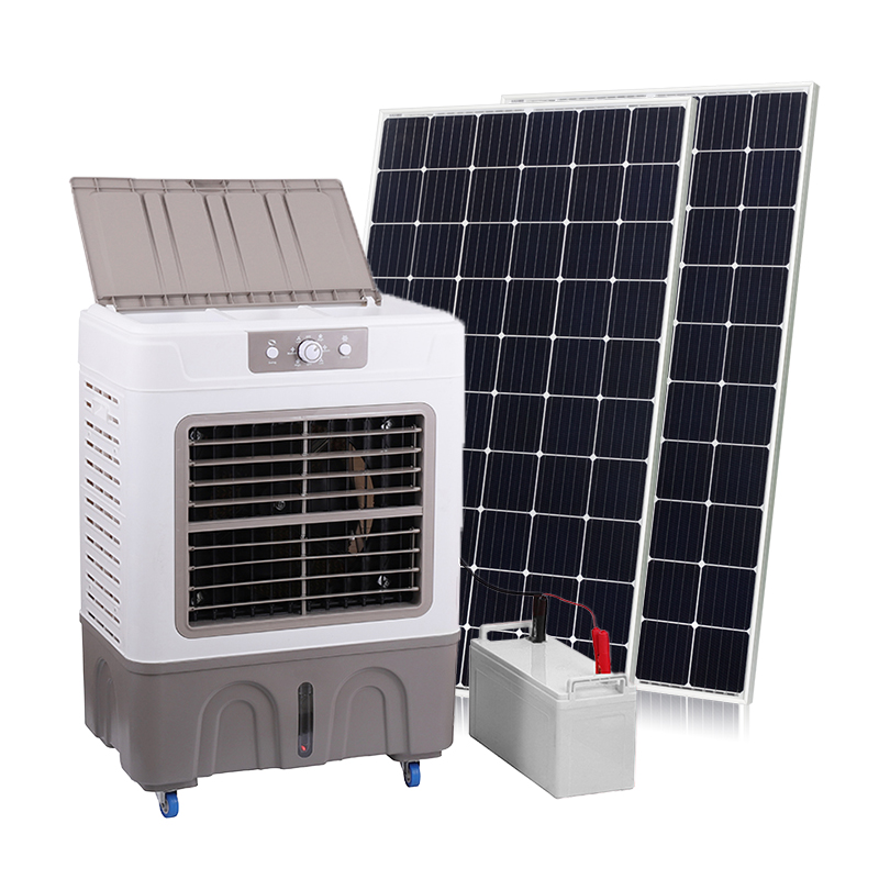 Мощные охлаждающие вентиляторы AC/DC на солнечной энергии Power Bank Портативный настольный вентилятор для кемпинга на открытом воздухе