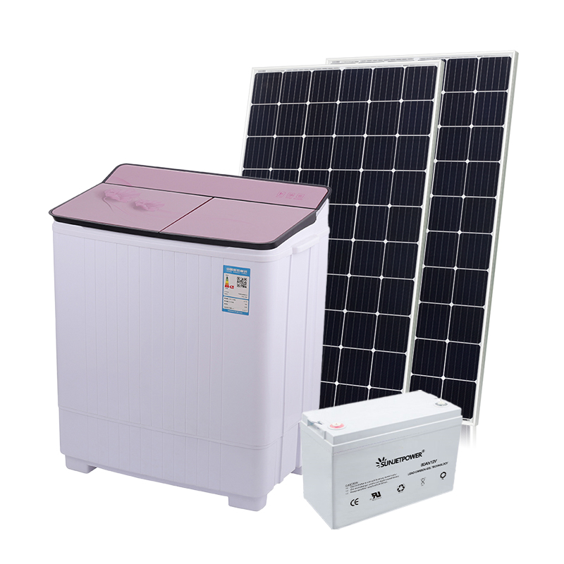 Энергоэффективная стиральная машина с двойной ванной на солнечной энергии постоянного тока 12 В для дома